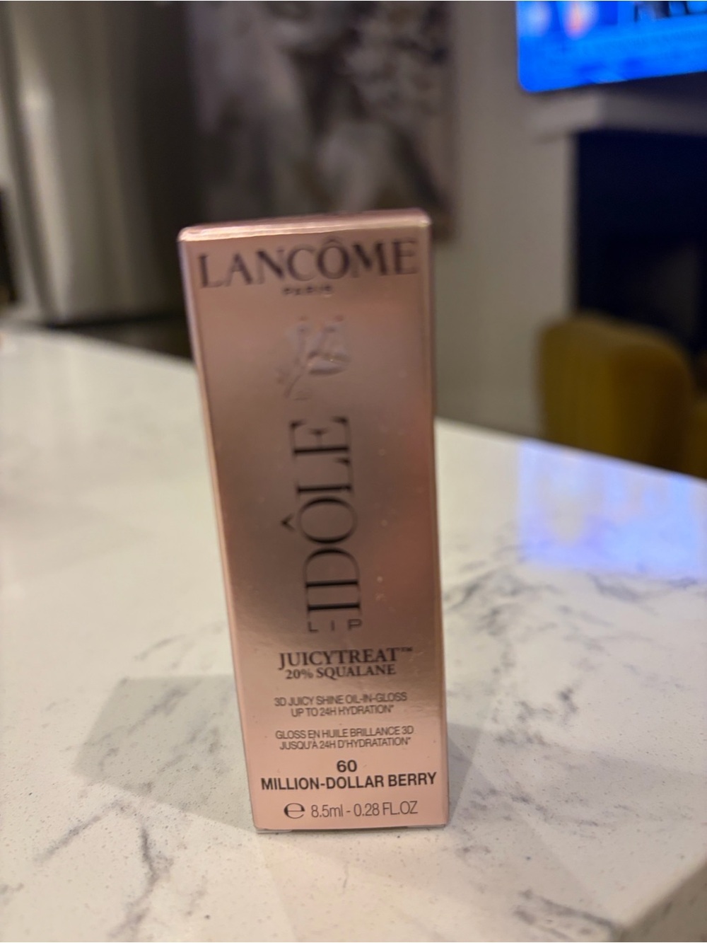 Lancome Idole Lip JuicyTreat Lip Gloss - Rose Gold Packaging